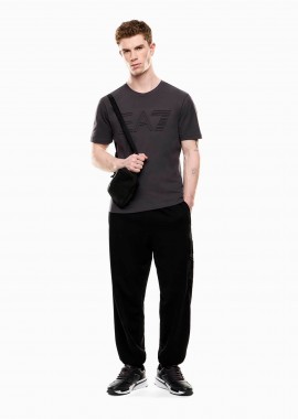 EA7 - EA7 ανδρικό παντελόνι φόρμας jogger - 7M000154AF10432 Μαύρο