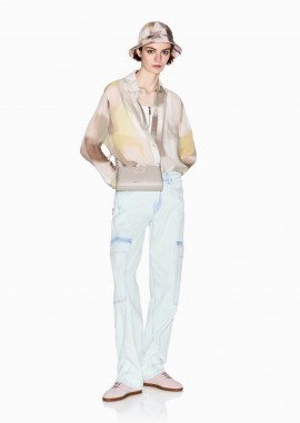 ARMANI EXCHANGE - Armani Exchange γυναικείο πουκάμισο με all-over print - XW001966AF21554 Μπεζ