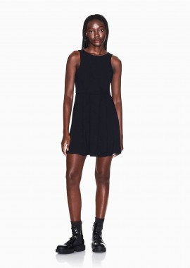 ARMANI EXCHANGE - Armani Exchange γυναικείο mini φόρεμα αμάνικο - XW002282AF21555 Μαύρο