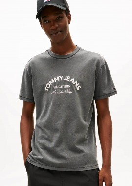 TOMMY JEANS - Tommy Jeans ανδρικό T-shirt με logo print Regular Fit