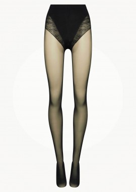 WOLFORD - Wolford γυναικείο καλσόν μονόχρωμο - 18517 Μαύρο