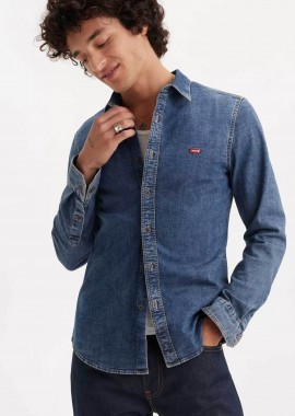 LEVI'S - Levi's® ανδρικό denim πουκάμισο με λογότυπο Slim Fit