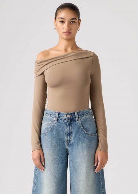 LEVI'S - Levi's® γυναικεία μπλούζα off shoulder Slim Fit