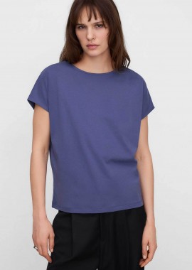 ADOLFO DOMINGUEZ - Adolfo Domínguez γυναικείο Τ-Shirt με boat λαιμόκοψη - 272072488 Μπλε