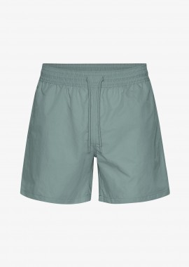 COLORFUL STANDARD - Colorful Standard ανδρικό μαγιό σορτς μονόχρωμο με ελαστική μέση Relaxed Fit - CS3010 Γκρι Γαλάζιο