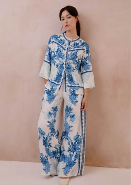 RAISHMA - Raishma γυναικείο παντελόνι με floral print