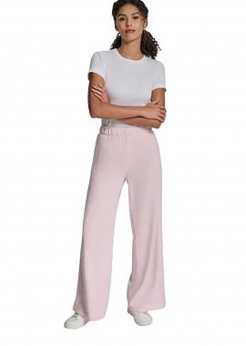 DKNY - DKNY γυναικείο παντελόνι φόρμας μονόχρωμο - DJ6P3115 Ροζ