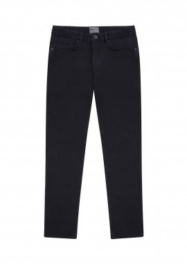 PRINCE OLIVER - Prince Oliver ανδρικό τζιν παντελόνι πεντάτσεπο Comfort Slim - 10569004 Μαύρο