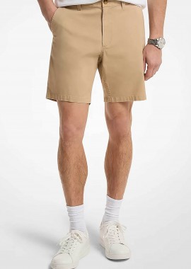 MICHAEL KORS - Michael Kors ανδρική βερμούδα chino Regular Fit - CS5304ZDR2 Μπεζ