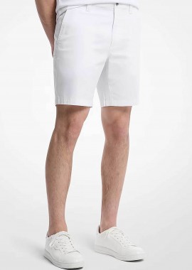 MICHAEL KORS - Michael Kors ανδρική βερμούδα chino Regular Fit - CS5304ZDR2 Λευκό