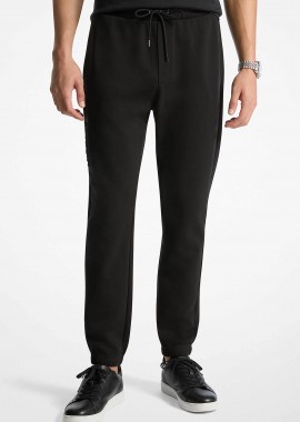 MICHAEL KORS - Michael Kors ανδρικό παντελόνι φόρμας με λάστιχο - CR552G65MF Μαύρο