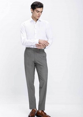 KAISER HOFF - Kaiser Hoff ανδρικό παντελόνι Regular Fit - D106000781400100 Γκρι