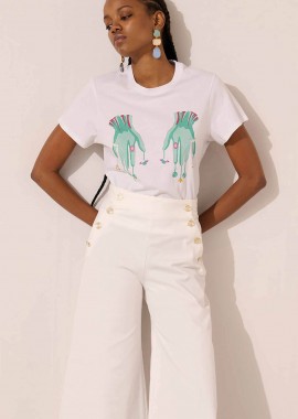 PAOLITA - Paolita γυναικείo T-shirt βαμβακερό με graphic print