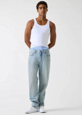 GUESS - Guess ανδρικό τζιν παντελόνι Relaxed Tapered Fit