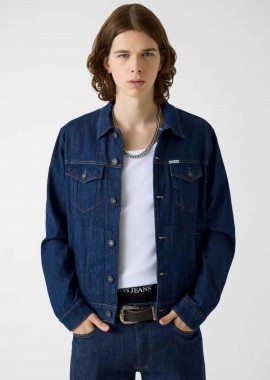 GUESS - Guess ανδρικό denim jacket - M6RN33D002G Denim Blue Σκούρο