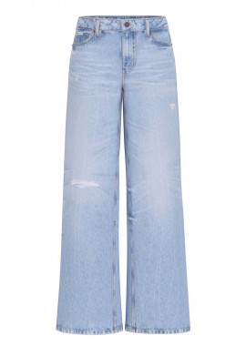 GUESS - Guess γυναικείο τζιν παντελόνι πεντάτσεπο Wide Leg