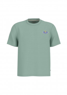 GUESS - Guess ανδρικό T-shirt με κεντημένο λογότυπο Regular Fit - M6GIB7K8HM0 Πράσινο