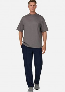 BOGGI MILANO - Boggi Milano ανδρικό παντελόνι Regular Fit - BO26P015901 Μπλε Navy