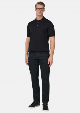 BOGGI MILANO - Boggi Milano ανδρικό παντελόνι Regular Fit - BO26P076205 Μαύρο