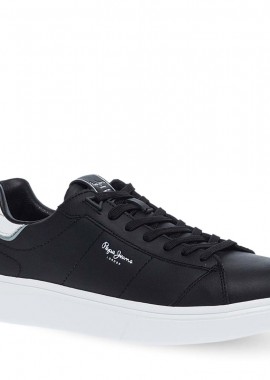 PEPE JEANS - Ανδρικά Δερμάτινα Sneaker Pepe Jeans Pj0Shpms30981 999