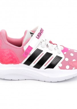 ADIDAS - Παιδικό Αθλητικό Παπούτσι για Κορίτσι Adidas Lightorama Rnr Minnie El C με On-Off Φωτάκια Χρώματος Ροζ JR2305