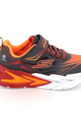 SKECHERS - Παιδικό Αθλητικό Παπούτσι για Αγόρι Skechers Glow Ultra με Φωτάκια On/Off Χρώματος Πολύχρωμο 400139L-CCRD