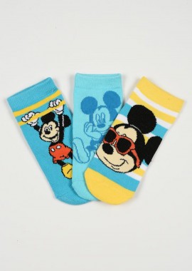 DISNEY - Παιδικές Κάλτσες για Αγόρι Disney Mickey Mouse Χρώματος Πολύχρωμο EZO6045.PACK1