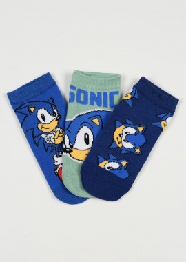 DISNEY - Παιδικές Κάλτσες για Αγόρι Disney Sonic Χρώματος Πολύχρωμo EZO6037.PACK1