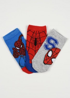DISNEY - Παιδικές Κάλτσες για Αγόρι Disney Spider-Man Χρώματος Πολύχρωμo EZO6041.PACK1