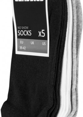 Urban Classics - Κάλτσες 5-Pack TB1470-00514 Urban Classics Black/White/Grey Blk/Wht/Gry
