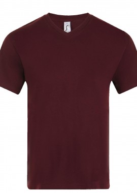 SOLS - Ανδρικό T-Shirt Victory 11150 SOL'S V-Neck Oxblood