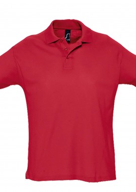 SOLS - Ανδρική Μπλούζα Polo 11342 SOL'S Summer II Red