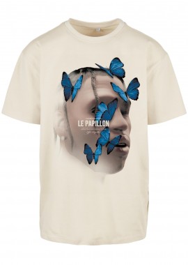 Mister Tee - Le Papillon Oversize Tee Mister Tee MT1899-00208 sand
