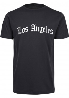 Mister Tee - Los Angeles Wording Tee MT Men MT2505-00155 navy