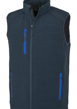 Result - Αμάνικο Μπουφάν Softshell Compass R238X Result Navy/Royal