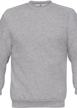 B & C - Φούτερ Crewneck WU600 B & C Heather Grey