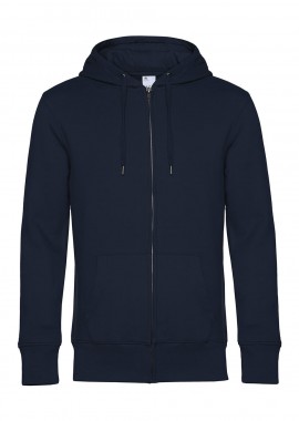 B & C - Ζακέτα Φούτερ με Κουκούλα WU03K B & C King Navy