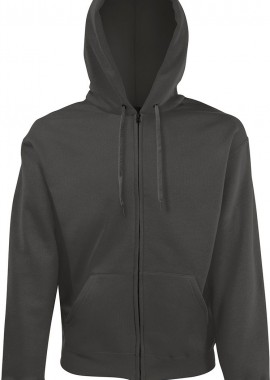 Fruit of the Loom - Φούτερ Classic Zip Hoodie 62-062-0 Fruit of the Loom Light Graphite