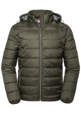 Russell - Ανδρικό Μπουφάν R-440M-0 Russell με Κουκούλα Nano Dark Olive
