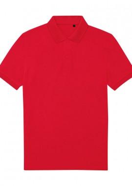 B & C - Ανδρική Μπλούζα Polo PU428 B & C White Red