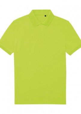 B & C - Ανδρική Μπλούζα Polo PU428 B & C White Acid Lime