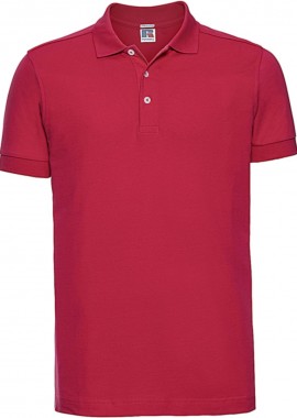 Russell - Ανδρική Μπλούζα Polo R-566M-0 Russell Fitted Stretch Slim Fit Classic Red