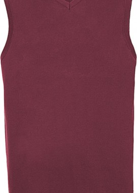 Russell - Πλεκτή Καζάκα R-716M-0 Russell V-Neck Cranberry Marl