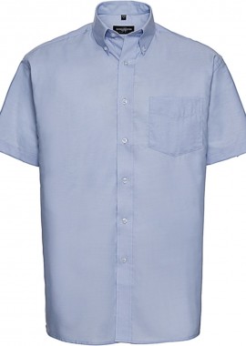 Russell - Κοντομάνικο Πουκάμισο R-933M Russell Oxford White Oxford Blue