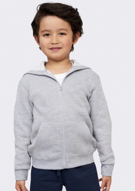 SOLS - Παιδική ζακέτα φούτερ με κουκούλα Stone Kids SOLS 02092 Grey Melange