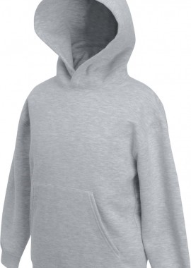 Fruit of the Loom - Παιδικό Φούτερ με Κουκούλα 62-043-0 Fruit of the Loom Heather Grey