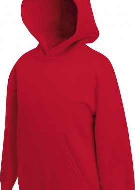 Fruit of the Loom - Παιδικό Φούτερ με Κουκούλα 62-043-0 Fruit of the Loom Red