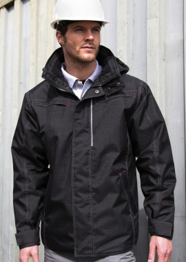 Result - Ανδρικό Μπουφάν Denim R326X Result Black