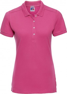 Russell - Γυναικείο Μπλουζάκι Polo R-566F-0 Russell Slim Fit Stretch Fuchsia