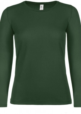B & C - Γυναικείο Μακρυμάνικο T-Shirt TW06T B & C Bottle Green